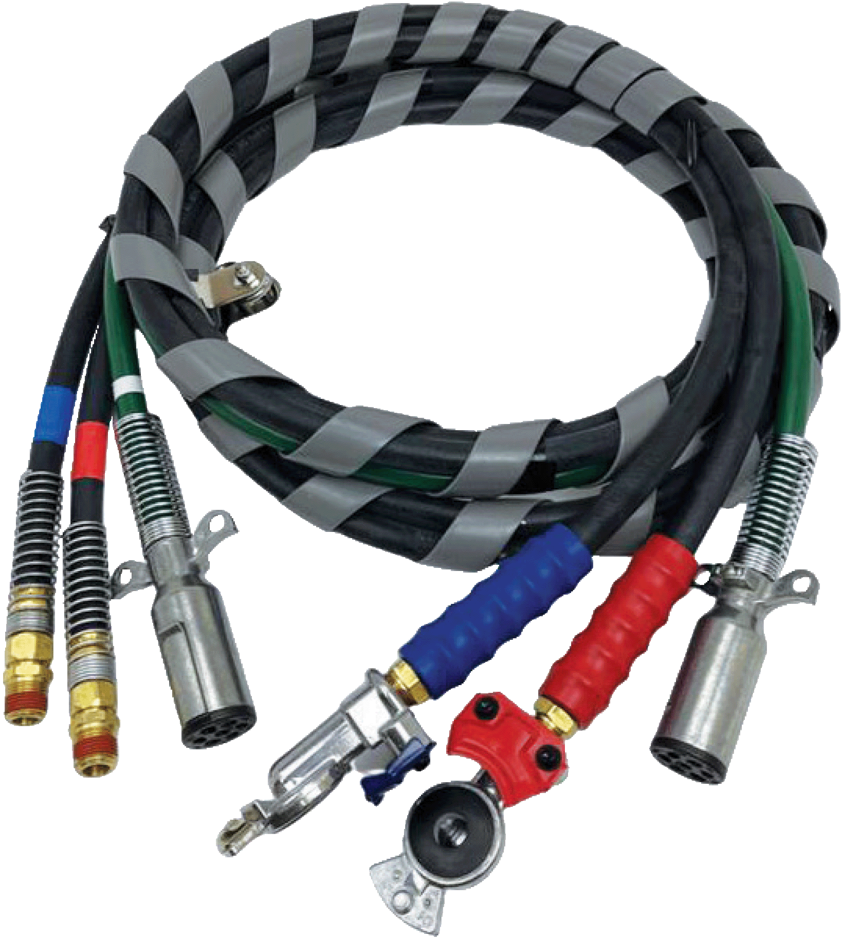 3-in-1, ABS Electric Cable / Air Assembly w/ Gladhands
